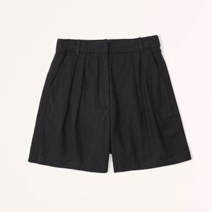 Abercrombie black high waisted short